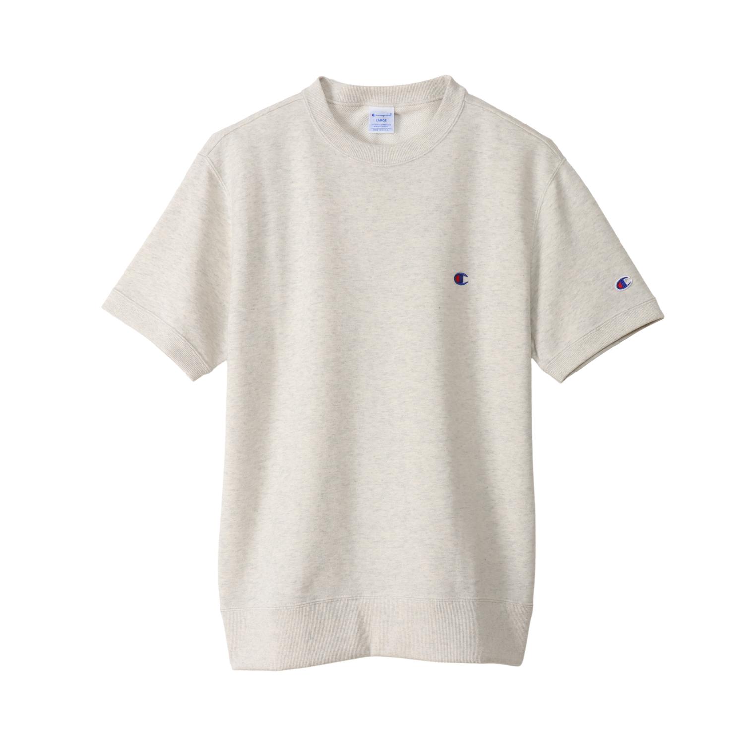 Champion M Short Sleeve Crew Neck C3-Z020 OATMEAL — photo 1 of 6