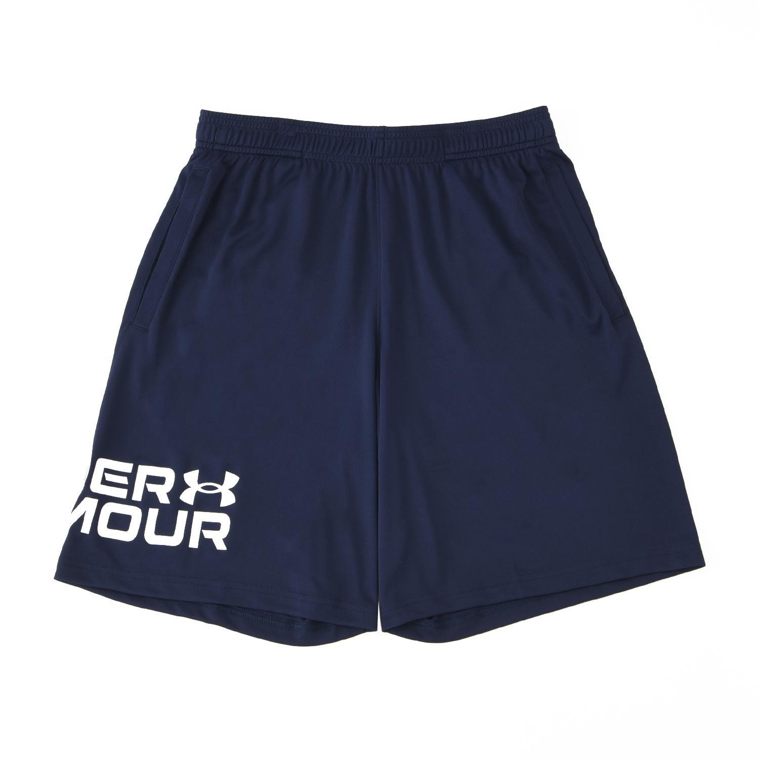 【美品】アンダーアーマード UNDER ARMOUR パンツ スノボMメンズ 青 UNDER ARMOUR】 アンダーアーマー M Tech Wordmark Short
