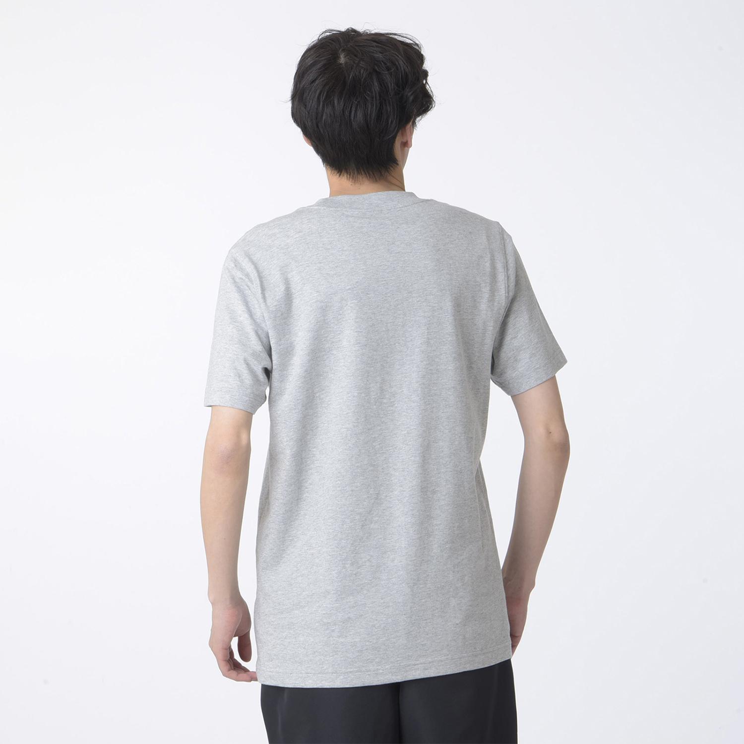 Tシャツ・カットソー New Balance Stacked Logo T-Shirt Gray MT41502AG New Balance】 ニューバランス M NB Stacked Logo Tシャツ T