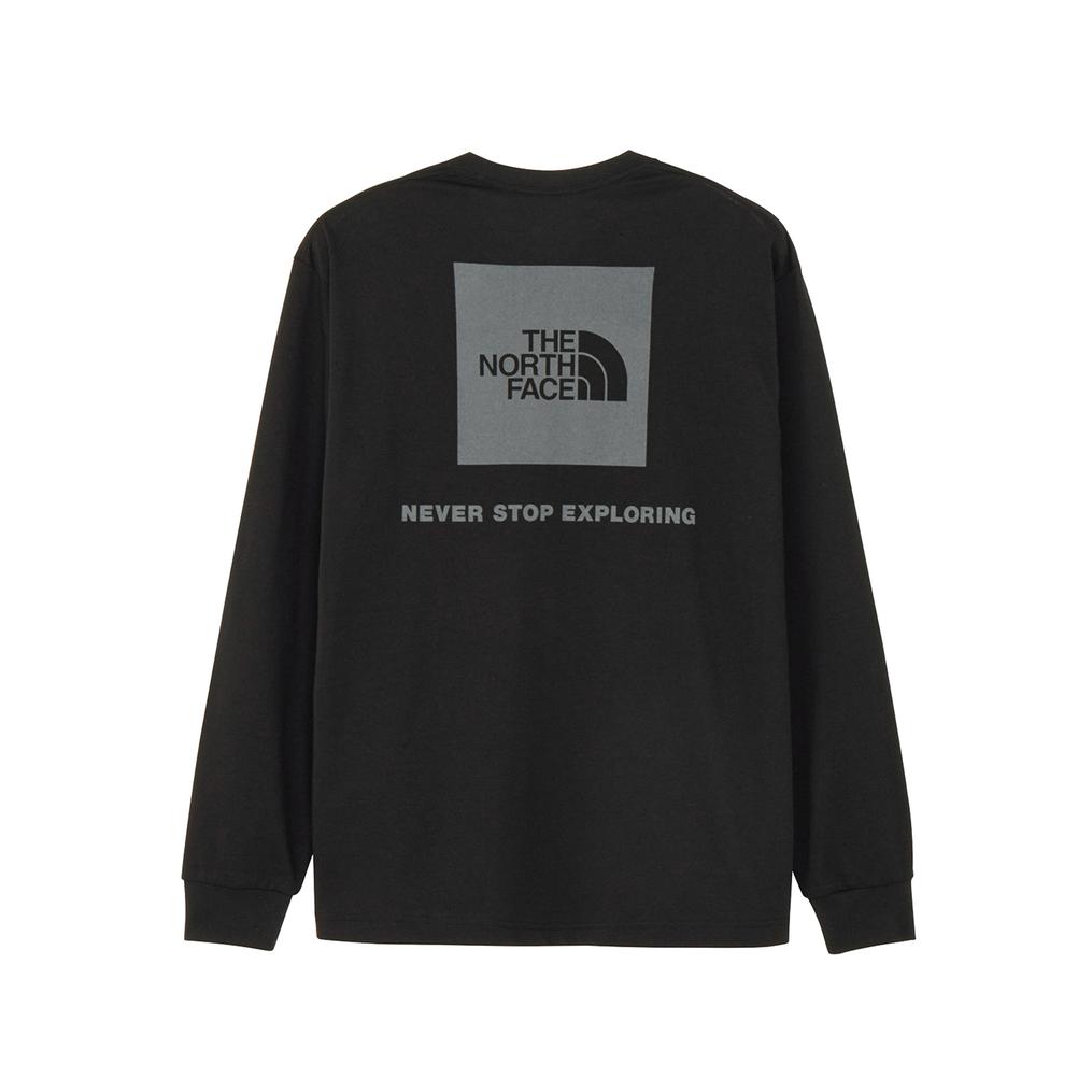  THE NORTH FACE THE NORTH FACE M L/S Back Square Logo Tee画像1