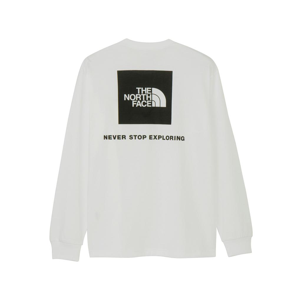  THE NORTH FACE THE NORTH FACE M L/S Back Square Logo Tee画像1