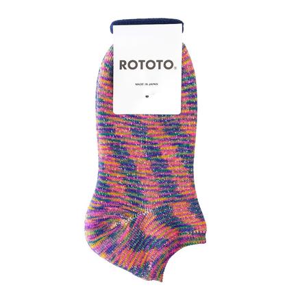 ROTOTO ワシパイルショートソックス "カスリ"