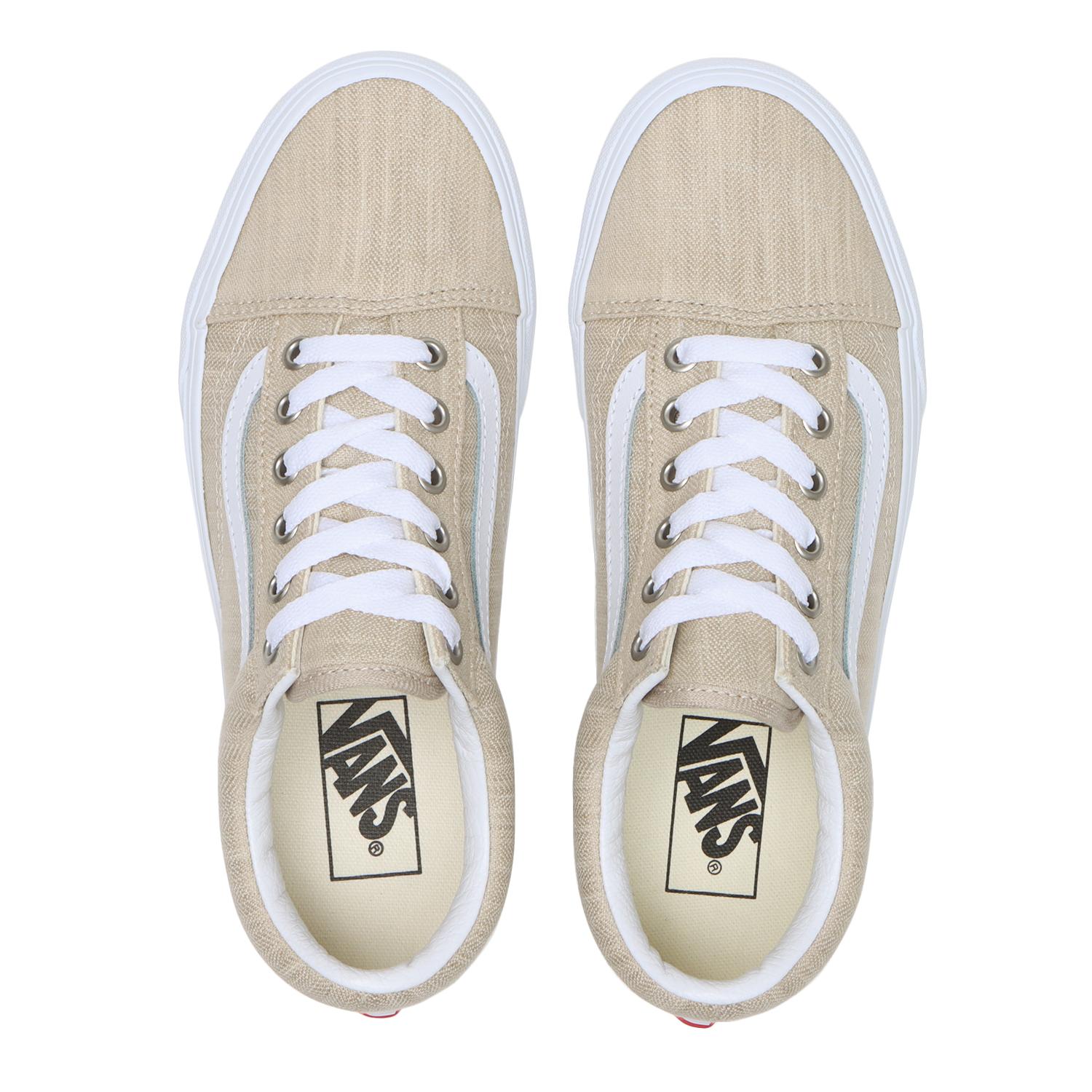 [VANS] スニーカー オールドスクール OLD SKOOL リネン レイニー 楽天市場】バンズ レディース オールドスクール サマー リネン