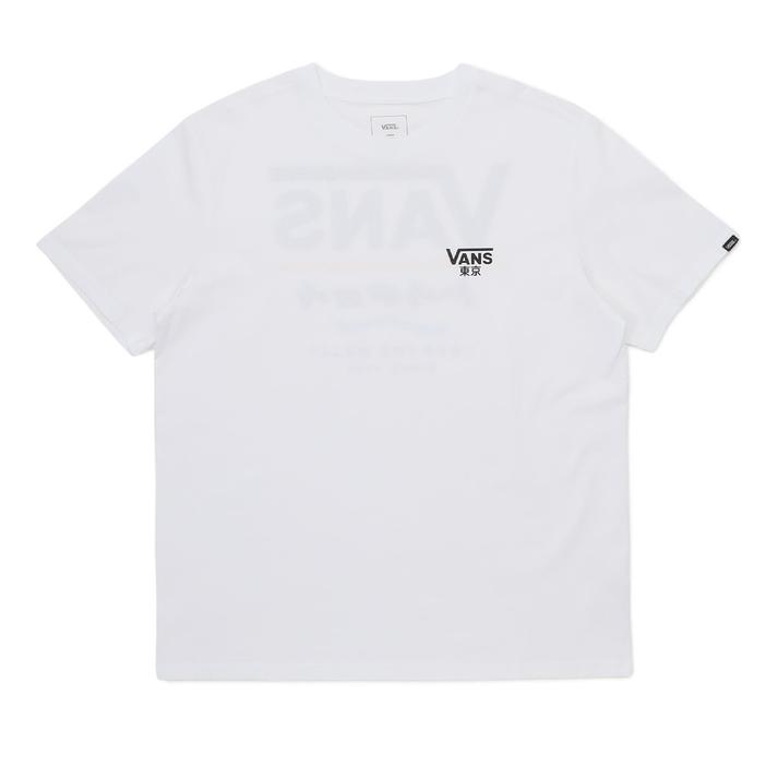 VANS �V���[�g�X���[�u WHITE