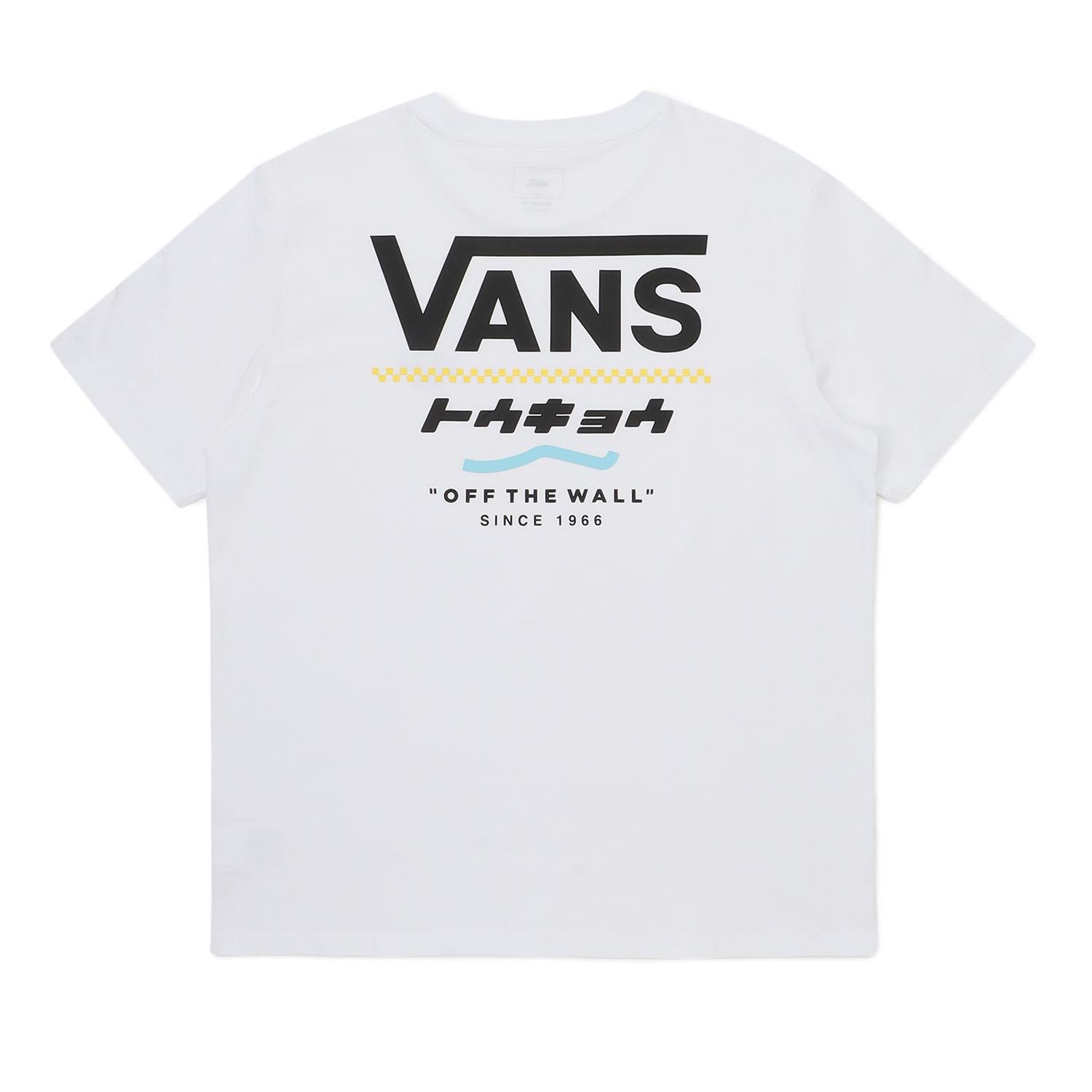 VANS】 ヴァンズ TOKYO TEE ABC ショートスリーブ VN000NUTWHT