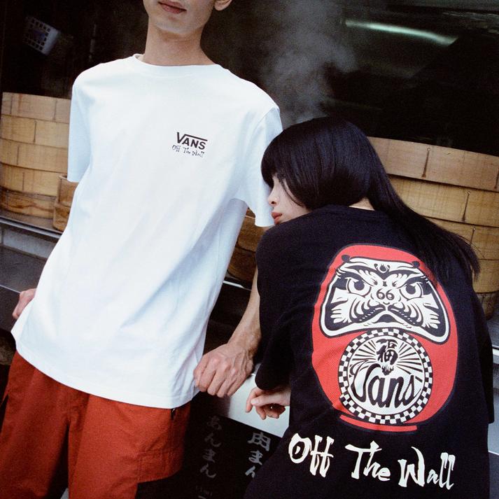 VANS �V���[�g�X���[�u BLACK