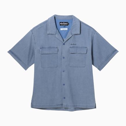 WILD THINGS デニムオープンカラーシャツ