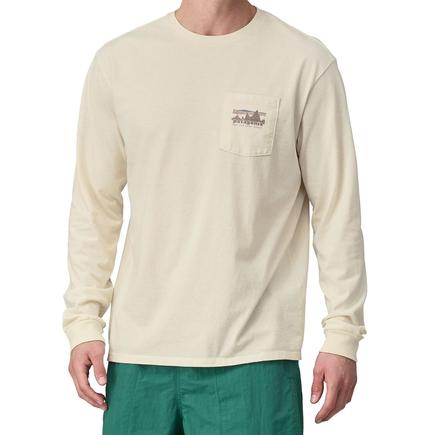 patagonia ロングスリーブ '73 スカイラインポケットレスポンシビリT