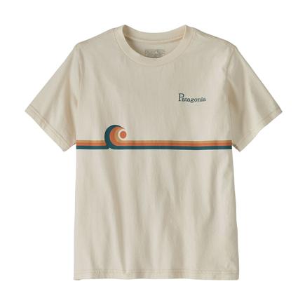 patagonia キッズグラフィックTシャツ