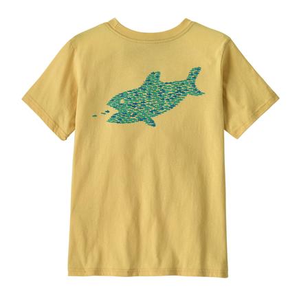 patagonia キッズグラフィックTシャツ