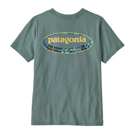 patagonia キッズグラフィックTシャツ