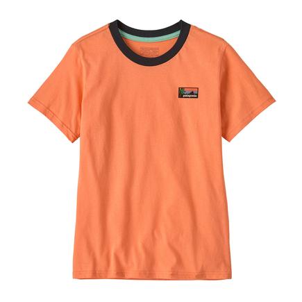 patagonia キッズグラフィックTシャツ