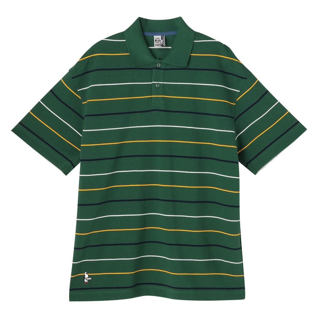  CHUMS CHUMS Oversized Booby Border Polo Shirt画像1