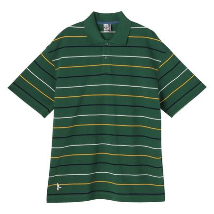 CHUMS オーバーサイズドブービーボーダーポロシャツ