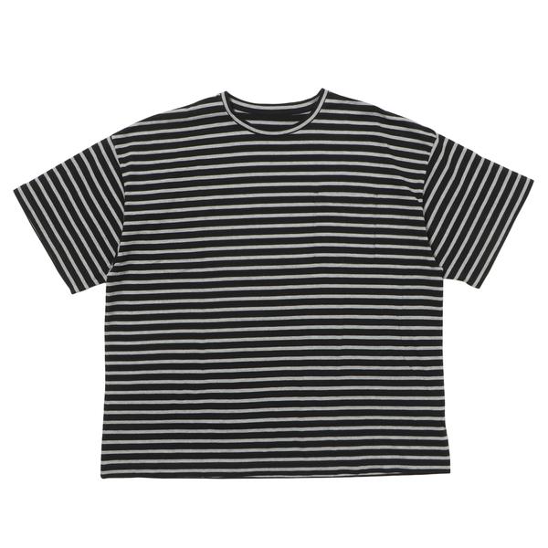 PORTER CLASSIC ビートニック ボーダー Tシャツ ブラック M