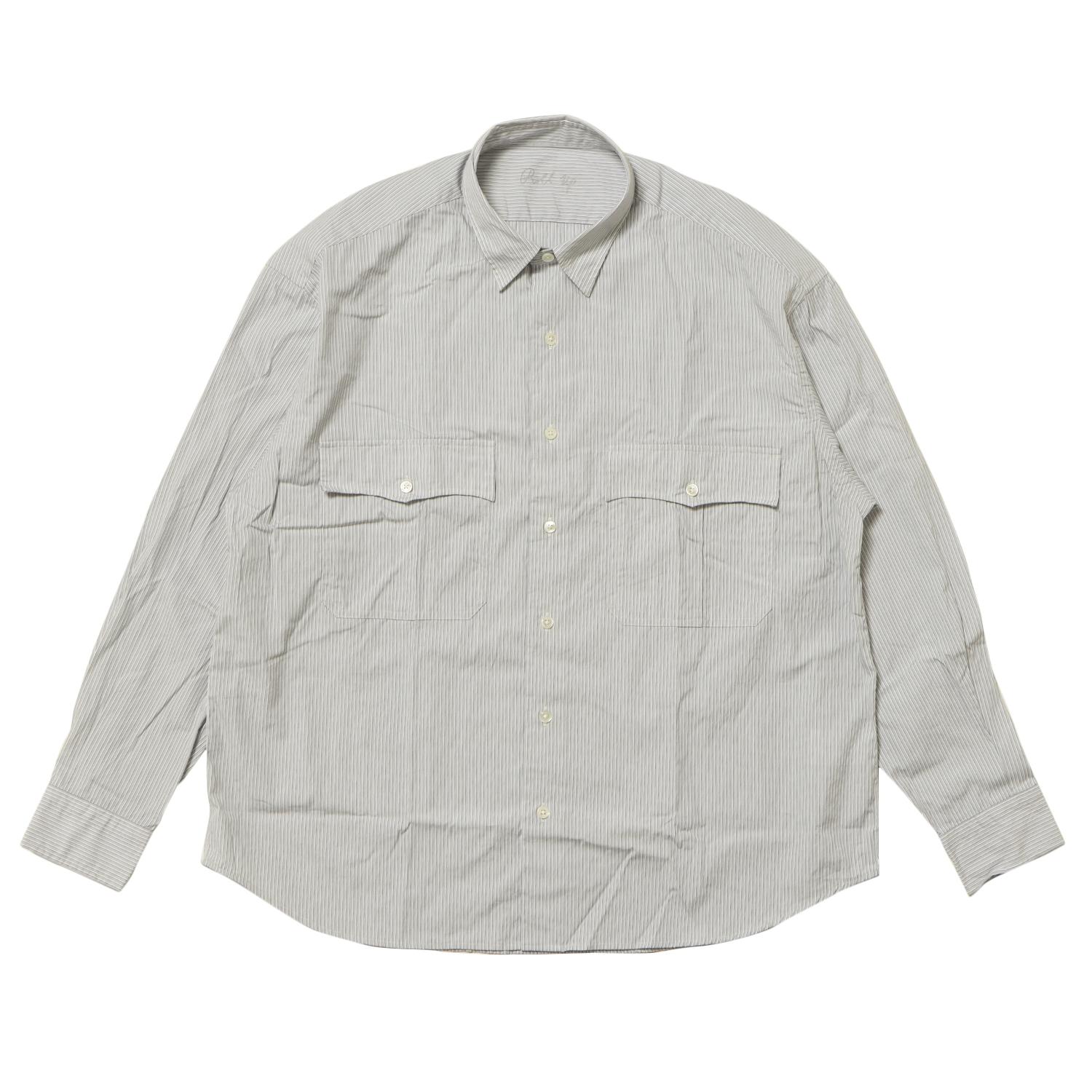  PORTER CLASSIC ROLL UP STRIPE SHIRT画像1