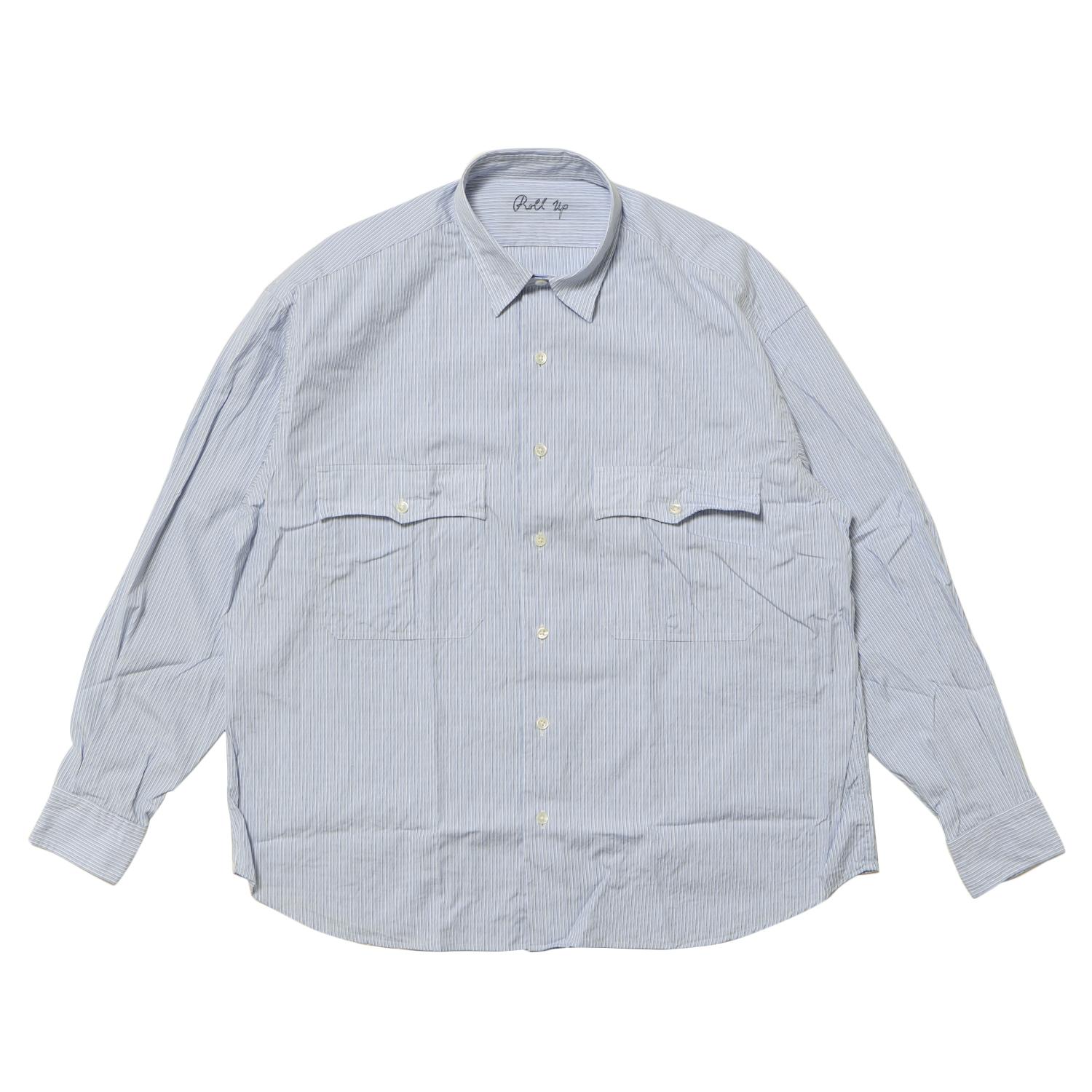  PORTER CLASSIC ROLL UP STRIPE SHIRT画像1