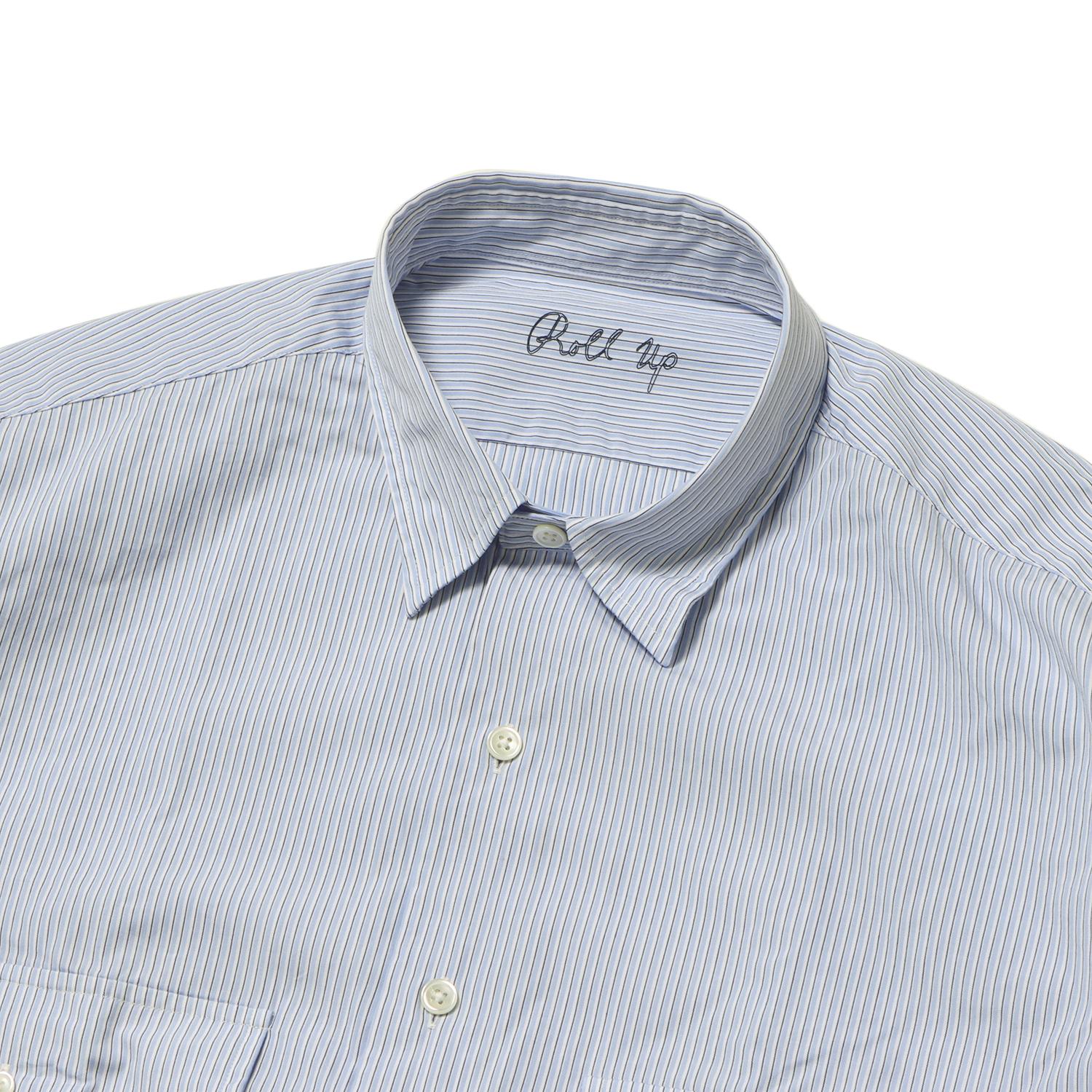  PORTER CLASSIC ROLL UP STRIPE SHIRT画像2
