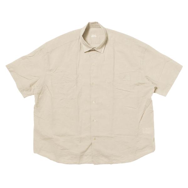 PORTER CLASSIC ビートライターリネンコットンシャツ（カンクリーニ） ベージュ 2