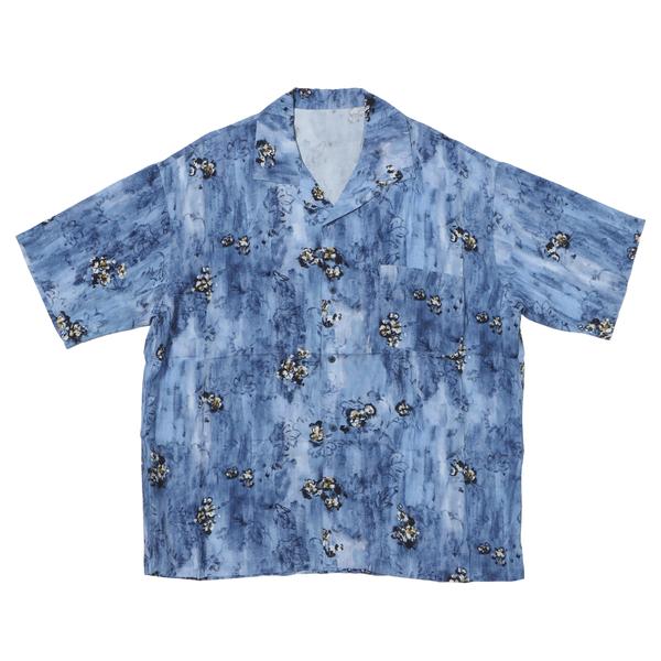 PORTER CLASSIC アロハシャツ スイサイ ブルー M