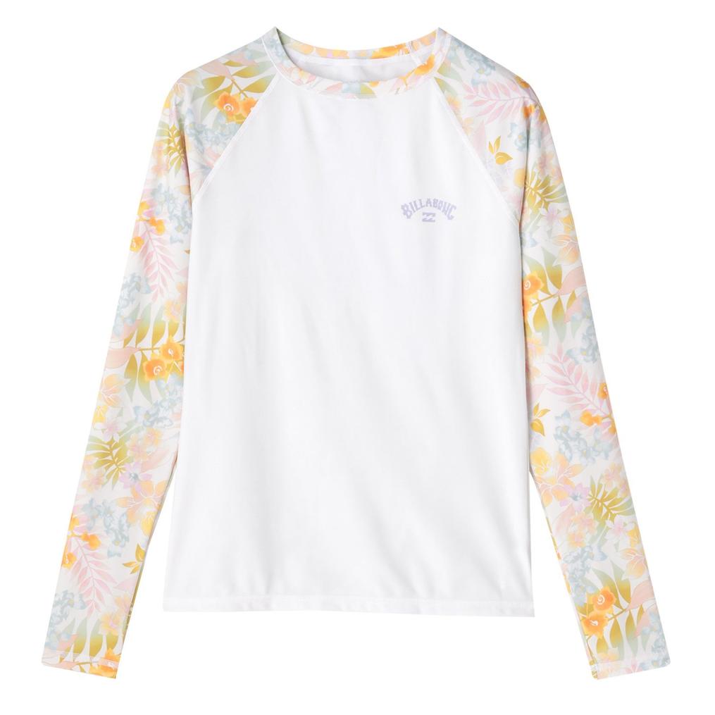 BILLABONG BILLABONG Peaceful Palm Raglan L/S Rashguard画像1