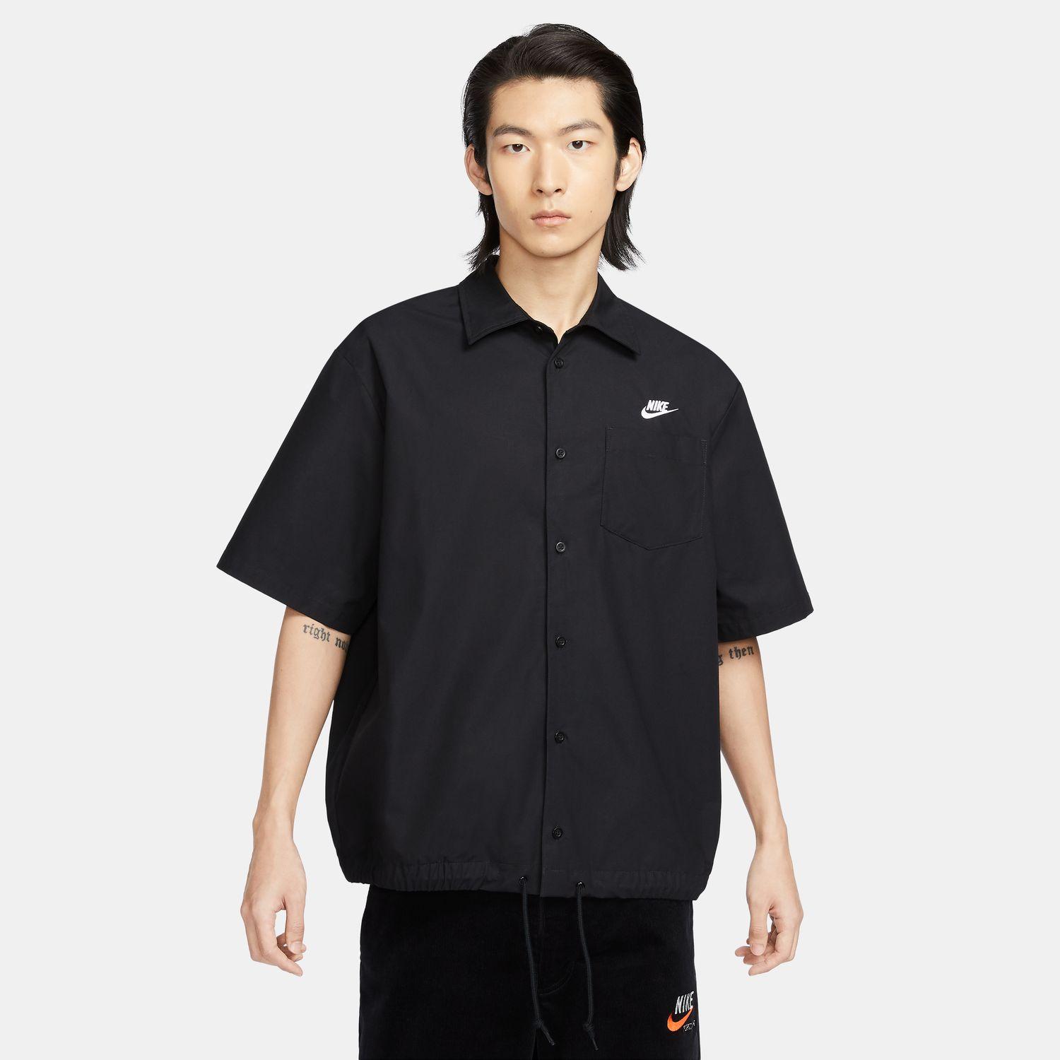 NIKENFTBブラック ショートスリーブシャツ 反射ストライプ付き NIKENFTBブラック ショートスリーブシャツ 反射ストライプ付き