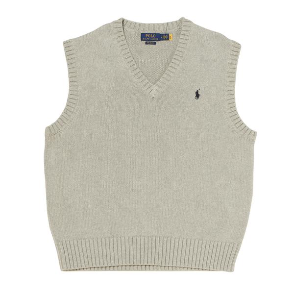 POLO RALPH LAUREN ビッグフィット ベスト グレー S