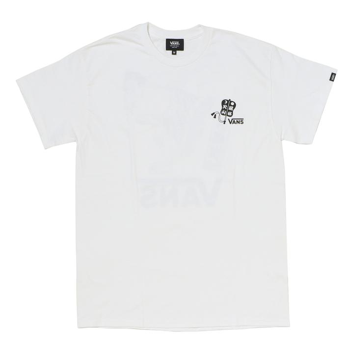 VANS �V���[�g�X���[�u WHITE