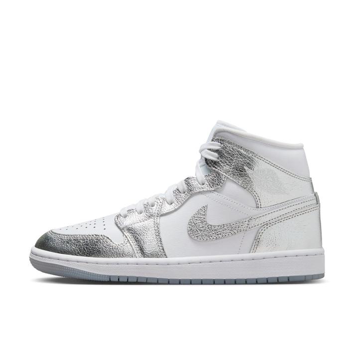 JORDAN BRAND �G�A �W���[�_�� 1 MID SE 100WHITE/MSILV