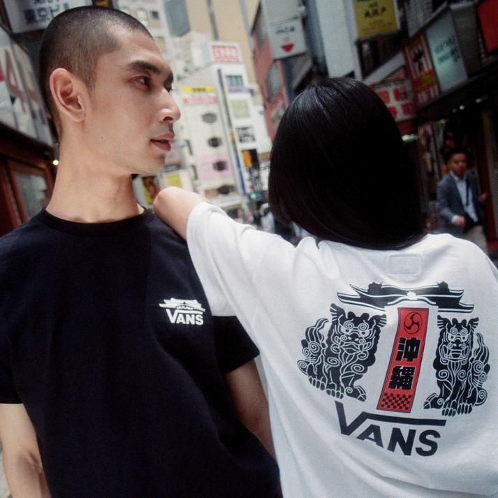 VANS �V���[�g�X���[�u WHITE