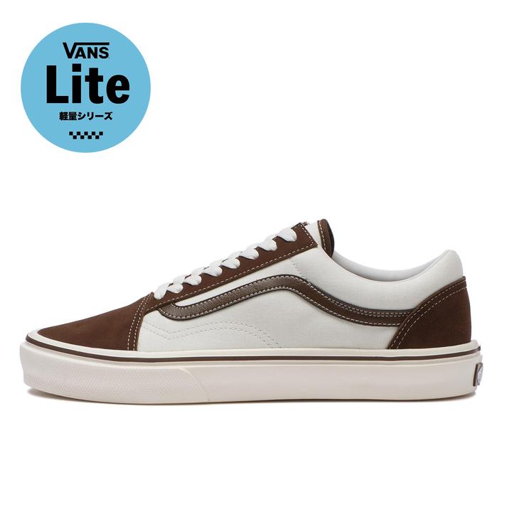 yz yVANSz @Y OLD SKOOL LITE I[hXN[ Cg V36 LITE MLT CHOCO/WHITE 9(27cm)