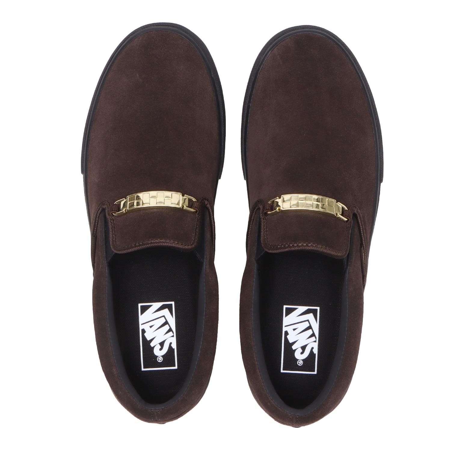 【極美品】 ヴァンズ SLIP ON スリッポン V98CF CHN ブラウン VANS】 ヴァンズ SLIP ON スリッポン V98CF CHN BROWN/BLACK | ABC
