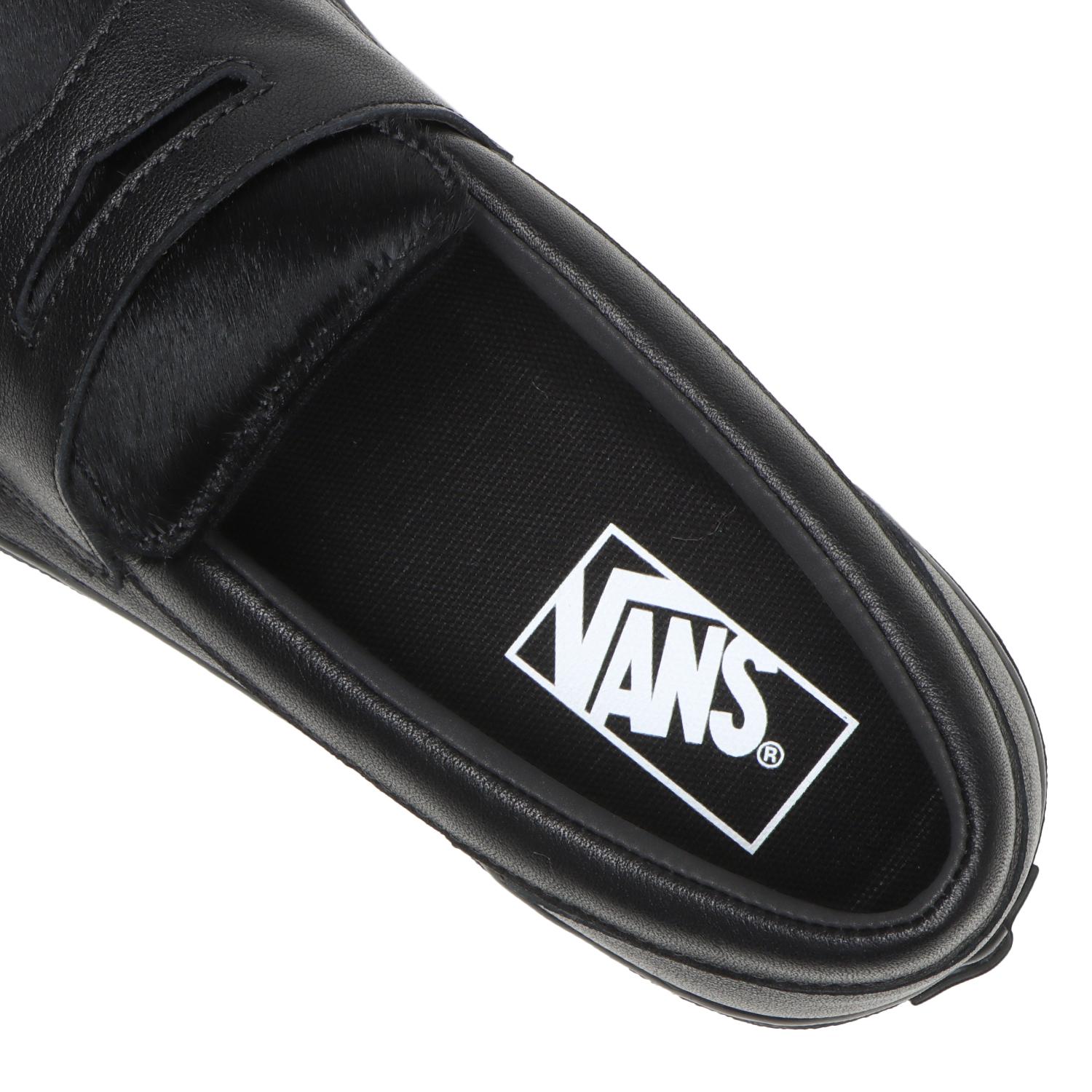 VANS】 ヴァンズ LOAFER ローファー V196CF HL BLACK/BLACK