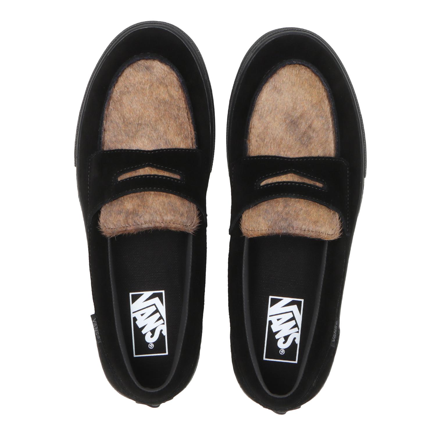 VANS】 ヴァンズ LOAFER ローファー V196CF HL BLACK/BROWN