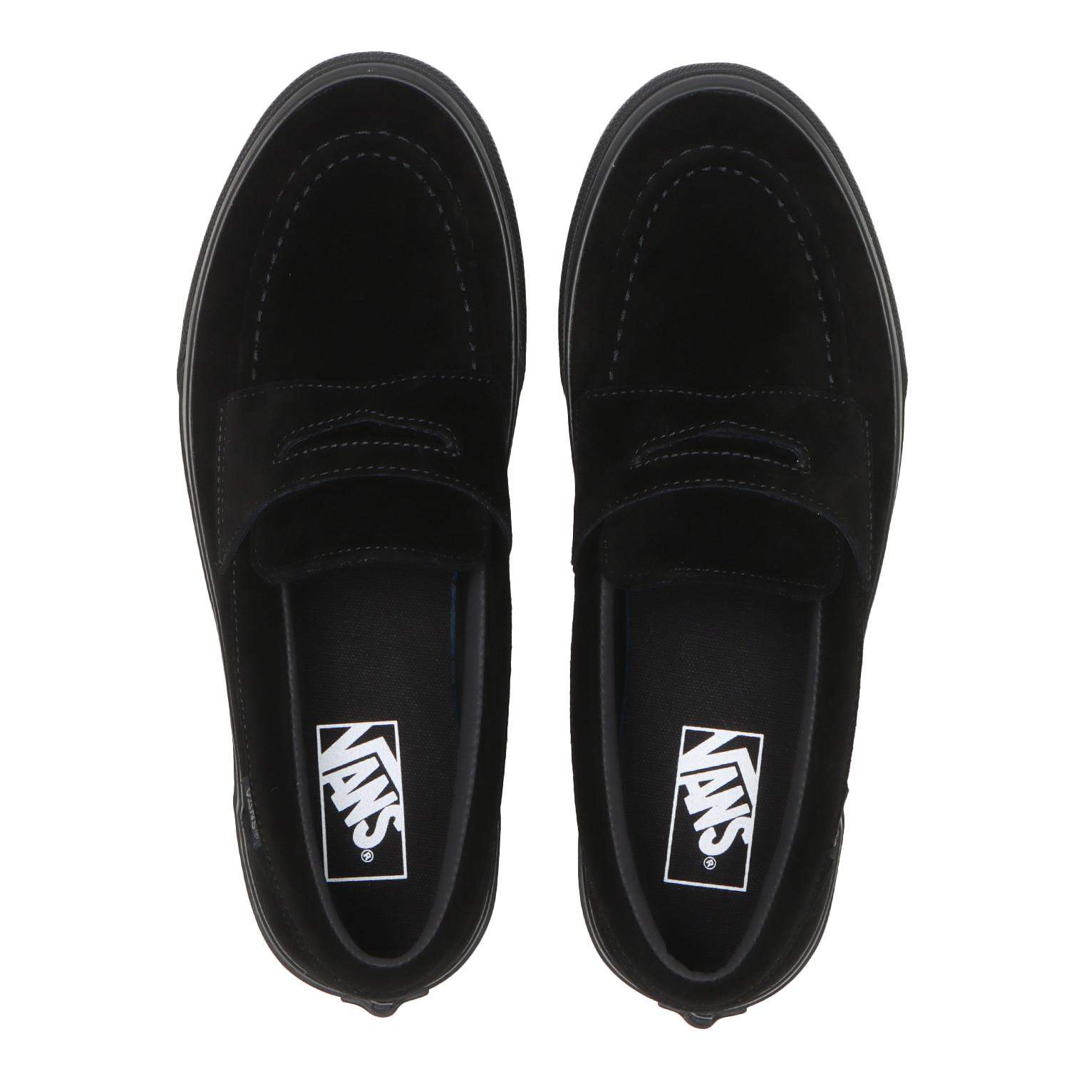 VANS】 ヴァンズ LOAFER ローファー V196CF CN BLACK/BLACK