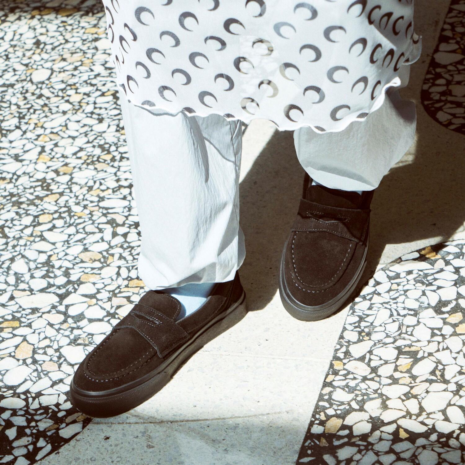 VANS】 ヴァンズ LOAFER ローファー V196CF CN BLACK/BLACK