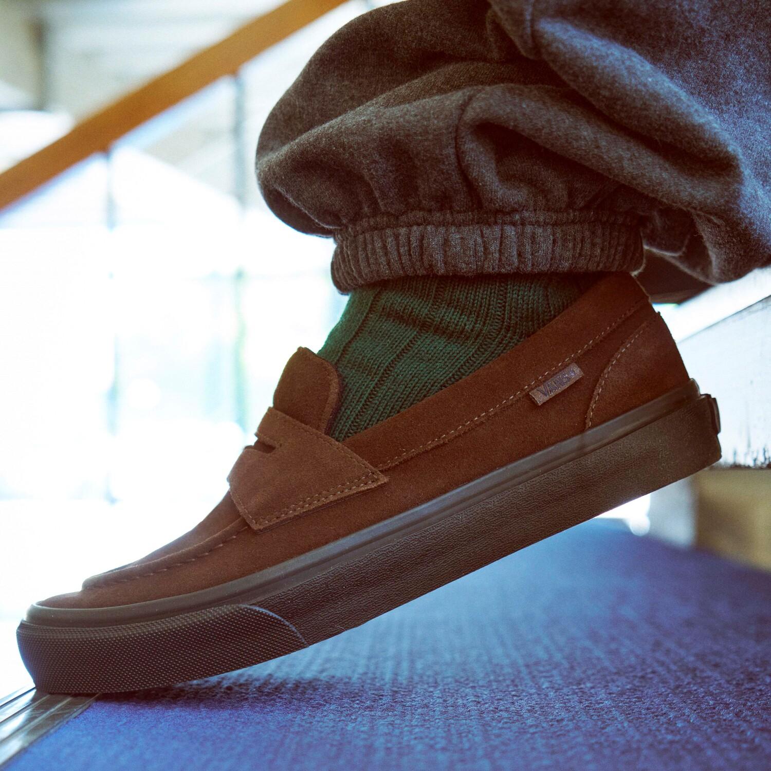 VANS ローファー ブラウン V196CF CN LOAFER VANS】 ヴァンズ LOAFER ローファー V196CF CN BROWN/BLACK