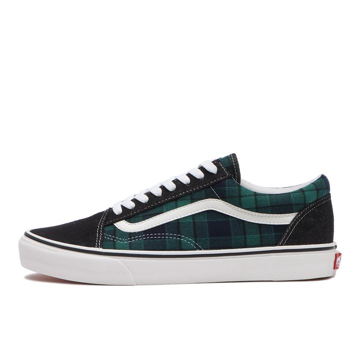 yVANSz @Y OLD SKOOL I[hXN[ V36CF D.CHK DENIM/CHECK 4H(22.5cm)