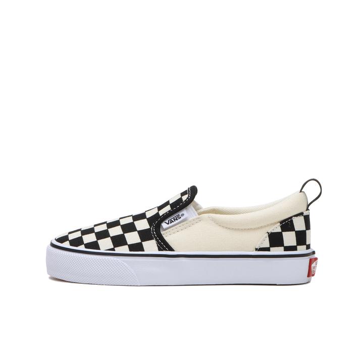 yz LbYyCHKz yVANSz @Y 17-22(H) SLIP ON Xb| V98PS BLK/WHT CHECK 20cm