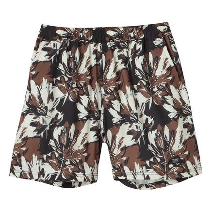 SALVAGE PUBLIC スイムショーツ ハイビスカスカモ