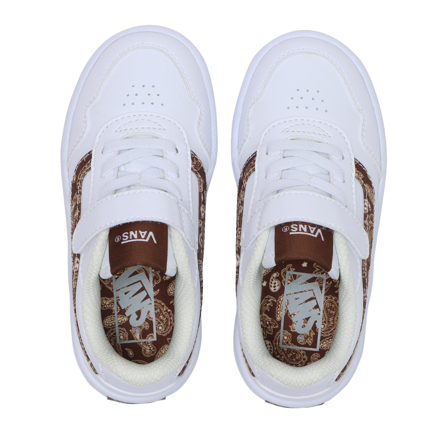 【VANS】 ヴァンズ RIGIDA リジダ WHITE/BROWN 国内発送 VANS ヴァンズ RIGIDA リジダ V2920 LPD WHITE/BROWN