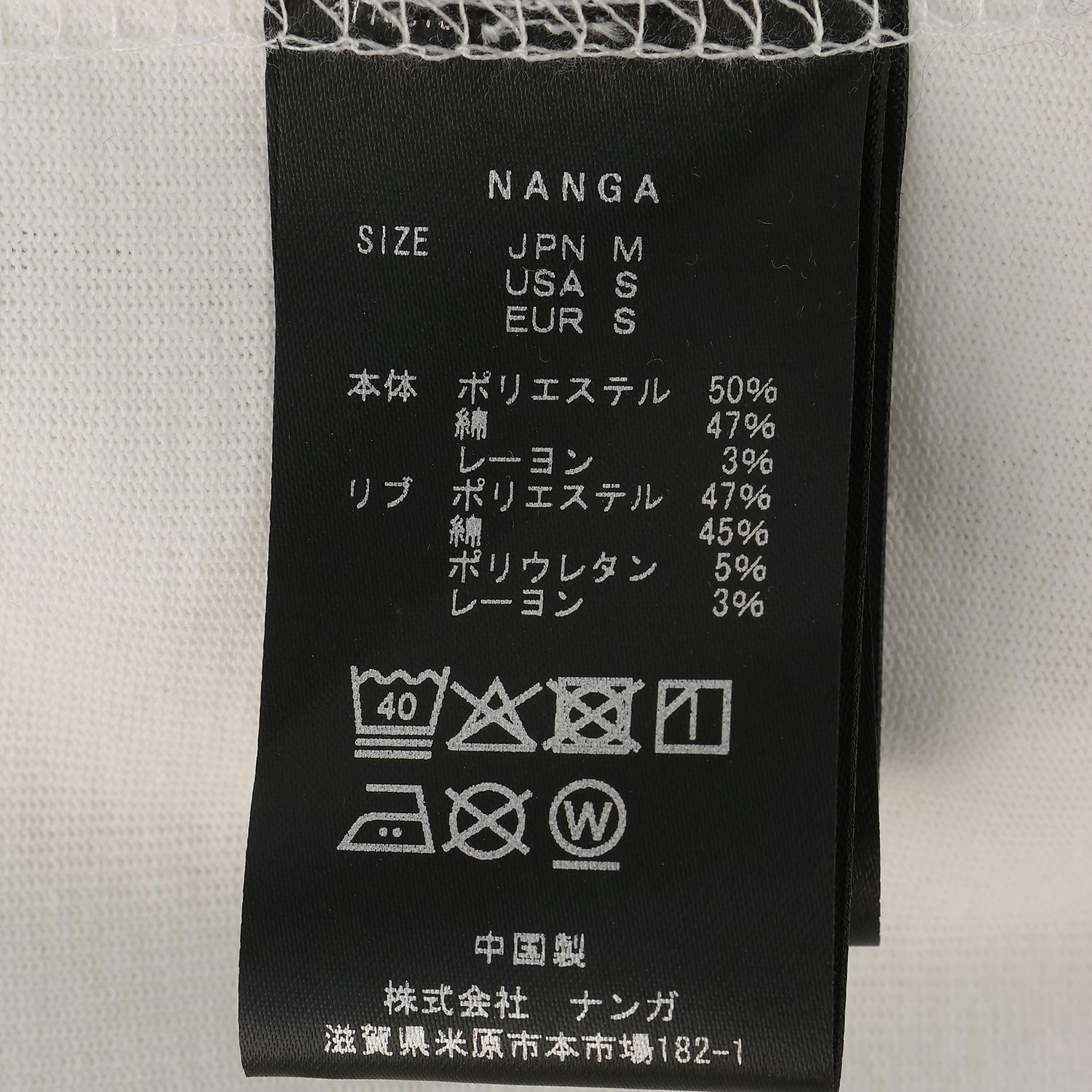 NANGA NANGA Raglan Oversized Pocket Tee OSHMAN'S SMU｜OSHMAN'S