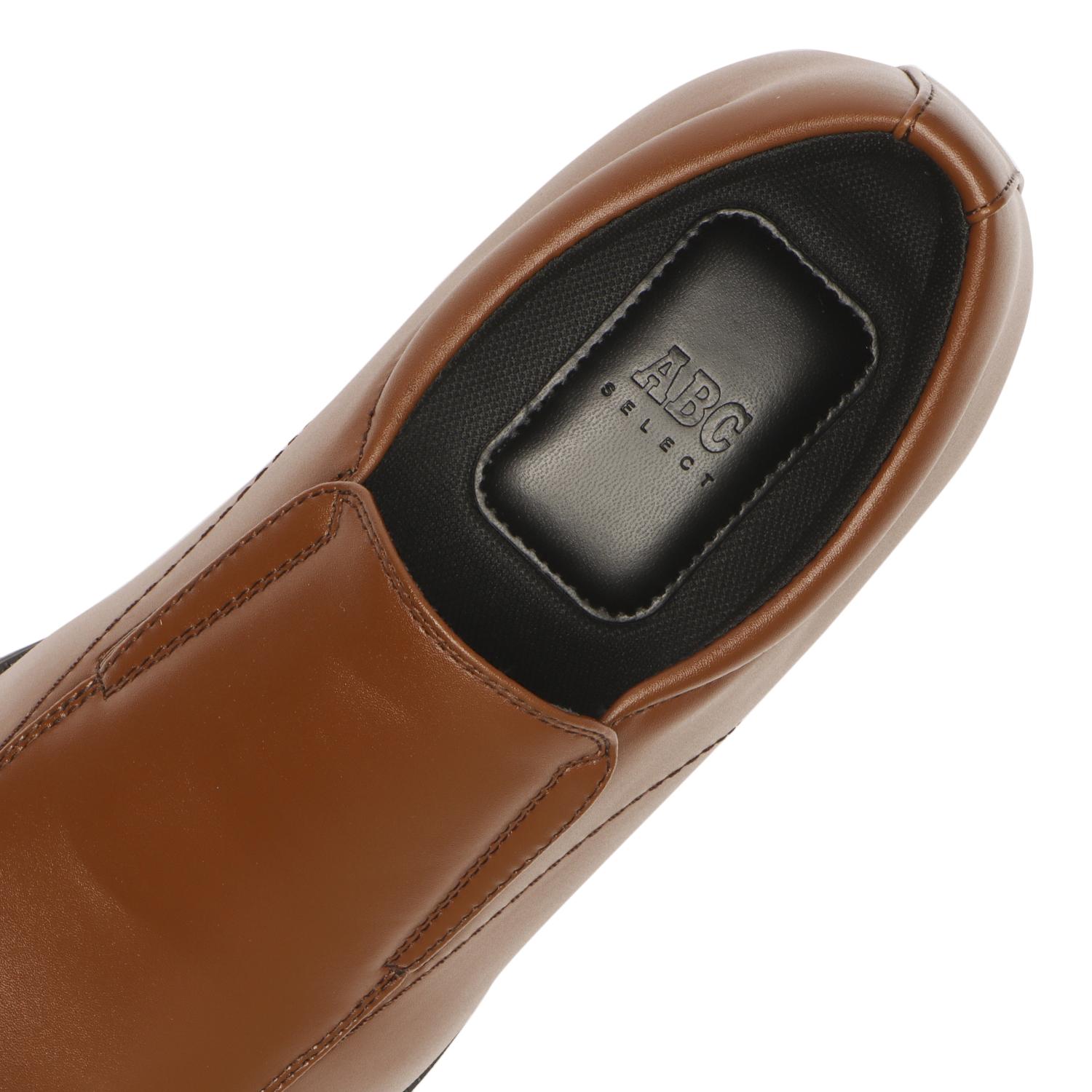 ABC SELECT】 エービーシーセレクト SLIP ON スリッポン B0003 TAN