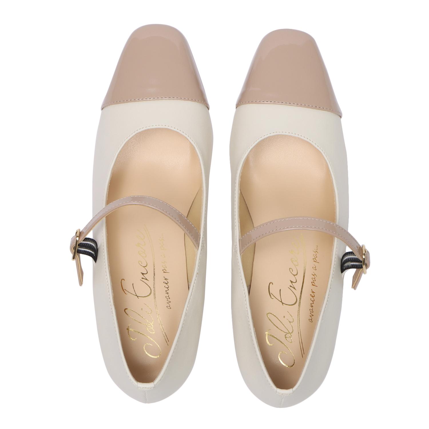 レディース 【JOLI ENCORE】 ジョリーアンコール BICOLOR PUMPS5 バイ