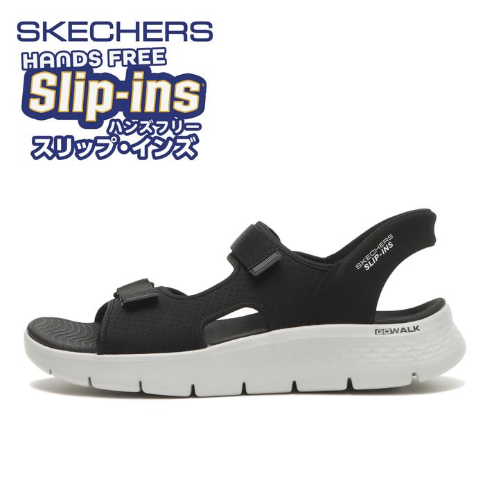 SKECHERS �S�[�E�H�[�N�t���b�N�X�T���_��SD-�C�[�W�[�G���g���[ BKGY