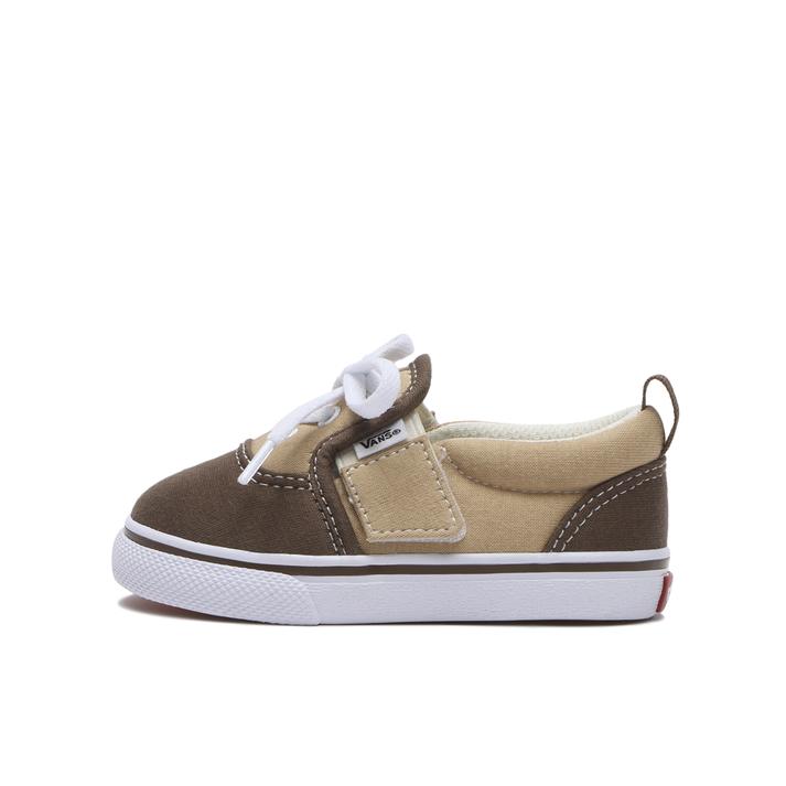 xr[ yVANSz @Y 12-165(H) SLIP ON ERAP Xb| Gbv V98TDL ERAP BROWN/BEIGE 16.5cm
