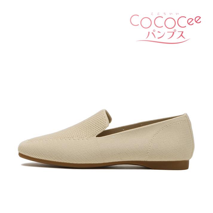 fB[X yABC SELECTz G[r[V[ZNg SQUARE KNIT VAMP XNGAjbg W5046 BEIGE S(22.5-23cm)