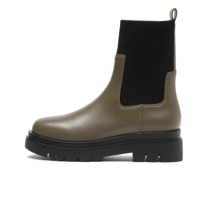 ���f�B�[�X �yABC SELECT�z �G�[�r�[�V�[�Z���N�g TRACK KNIT COMBI 5.5 �g���b�N�j�b�g�R���r W3046 OLIVE