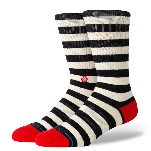 STANCE SOCKS ブルトン クルー ブラック L