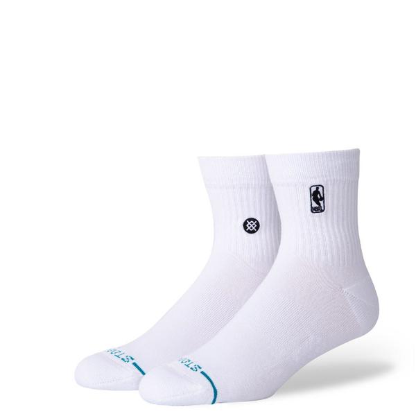 STANCE SOCKS ロゴマン ST QTR ホワイト L
